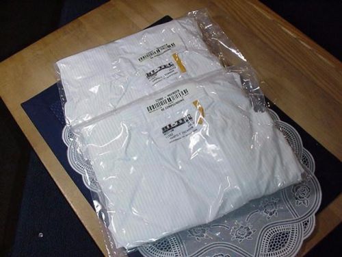 Two (2) hi-tec garments 1158z medium clean room garment sterile sealed! for sale