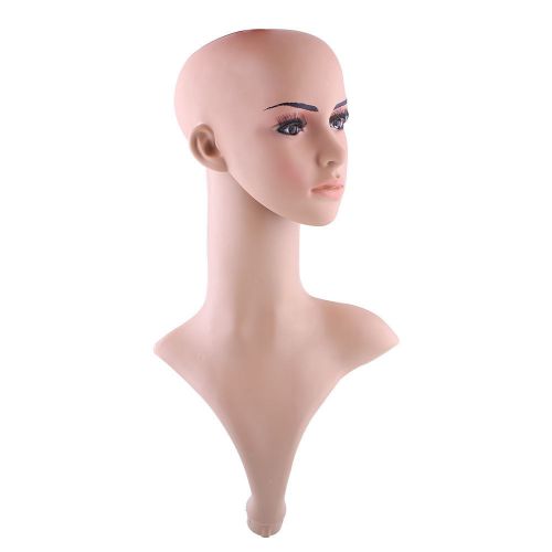 New Professional Female PVC Mannequin Wig 54cm Circumference 52cm Height