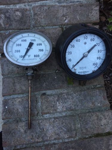 Ashcroft Lot Tools Temperature And Pressure 5 Inch Gauge