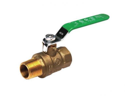 Made in the usa 1/8&#034; female x male npt mini brass ball valve full port, 600 wog for sale
