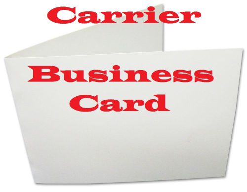 5 Carriers Sleeves Sheets For Laminating Pouches,  CARD SIZE  4 x 2-1/2