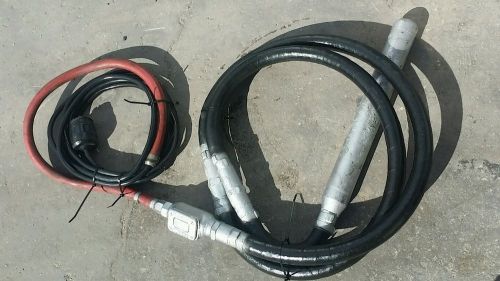 Electric concrete vibrator