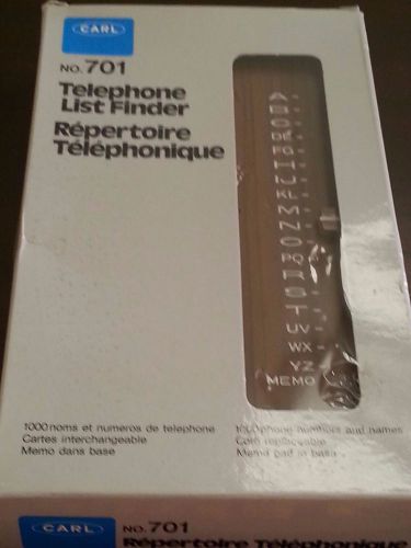 Carl Telephone List Finder No.701 - Made in Japan - NEW