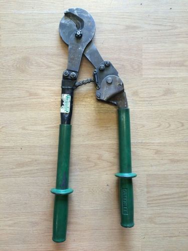 GREENLEE LARGE RATCHET CHAIN HEAVY DUTY CABLE CUTTER