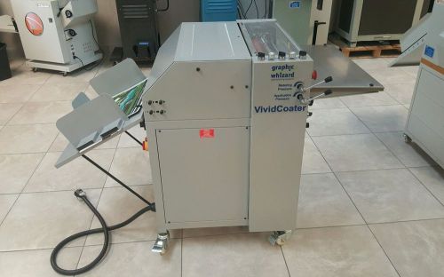 Graphic Whizard  model XDC 530 UV COATER  demo unit.