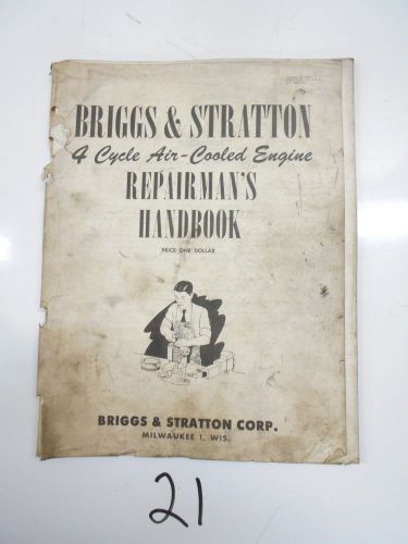 Briggs &amp; Stratton Air-Cooled Engine Repairman&#039;s Handbook 4 CYLINDER MS-3360