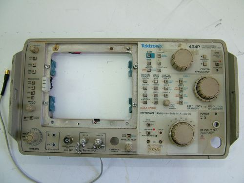 Tektronix 494P Front Panel As Is For Parts 160-2357-00