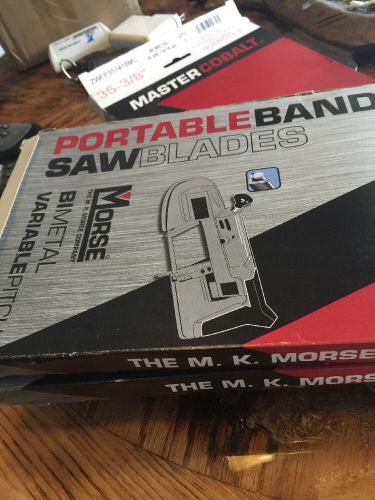 Master Cobalt / Morse Portable Band Saw Blades