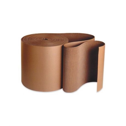 Singleface Corrugated Roll, 15 x 250&#039;, Kraft, 1 Roll