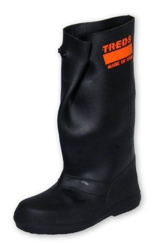 Treds TREDS 17853 Super Tough 17&#034; Pull-On Stretch Rubber Overboots for Rain,