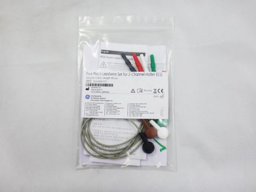5-Piece Leadwire set for 2-Channel Holter ECG, 30 cm, Adapter Cable, 2014606-072