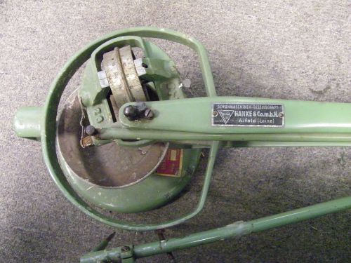 Vintage Herman Schwabe Leather Measuring Machine