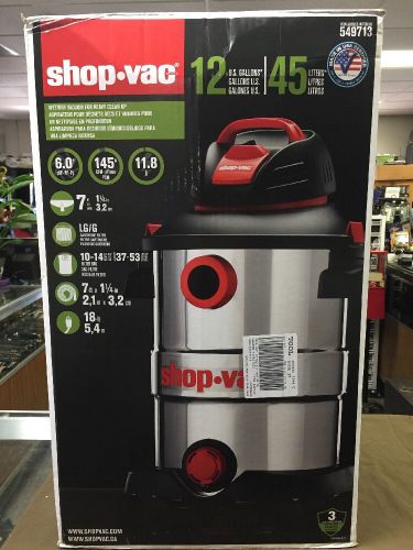 Shop-Vac (549713) - 12 gallon (45 Liter) 6HP - Wet/Dry Vacuum....NEW!!!