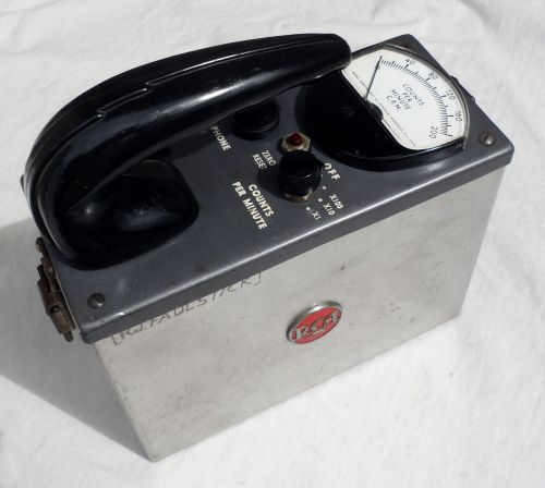 RCA WF-10A WF-11A Geiger Counter - Modified with Three Geiger Tubes - Working