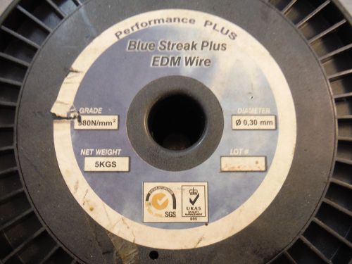 Blue Streak 0.30mm Brass EDM Wire 13.3 Lbs Net Weight (LOC1268D)