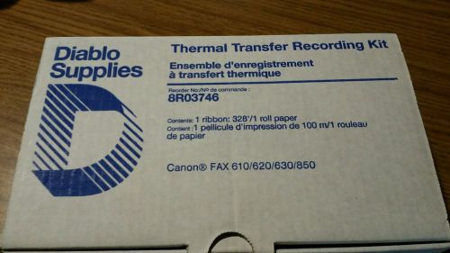 NOS Diablo supplies Thermal Transfer Recording Kit for Canon Fax 610/620/630/850