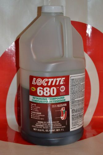 *NEW* LOCTITE 680  1 LITER  Retaining Compound High Strength 68035 EXP 4/2017
