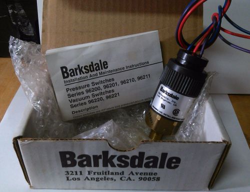 Barksdale Adjustable Pressure Switch 96211-BB3  1000psi