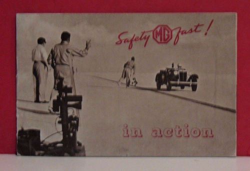 1952 MG In Action Racing Brochure