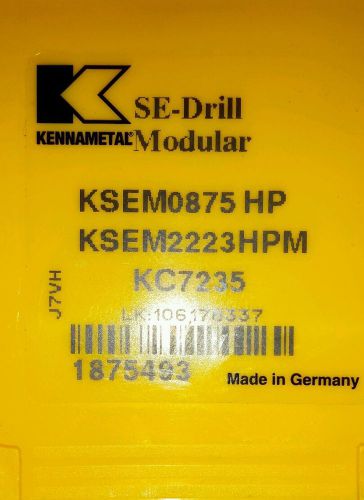 Kennametal .875 Drill TIP