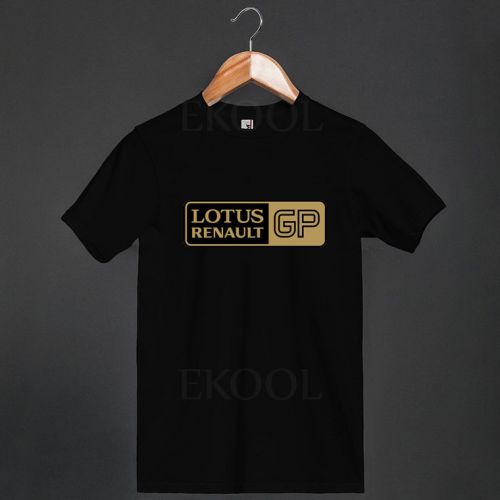 New !!! Lotus Renault GP Formula 1 F1 Logo Men&#039;s Black T Shirt Size S to 3XL