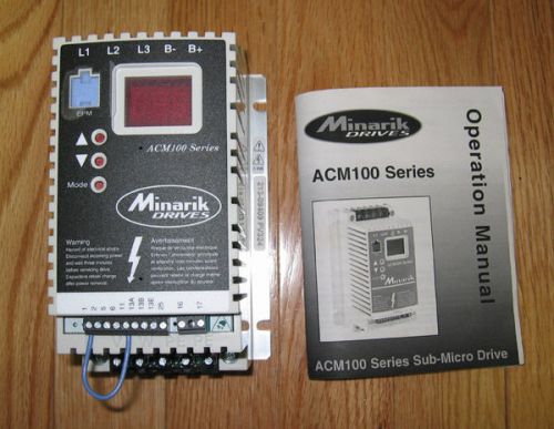 Minarik ACM114T-0.4 AC 0.5HP VFD adjustable variable speed drive
