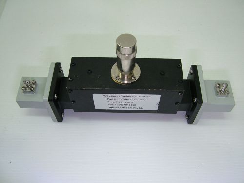 WR112 Waveguide attenuator 7.05 - 10GHz 0 - 30DdB with adapters VT84WVA30PPC/SMA