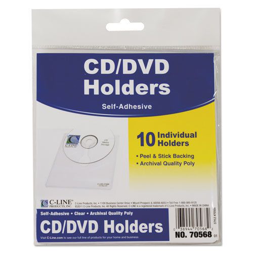 C Line Self-Adhesive CD Holder CLI70568