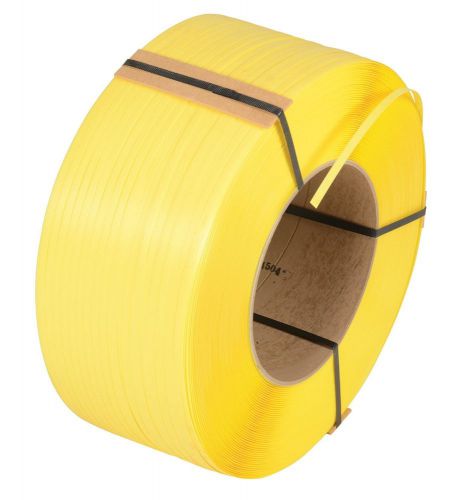 Polypropylene Strapping 1/4&#034;- 6 mm MG 200 Yellow 8X8  18,000 Ft.