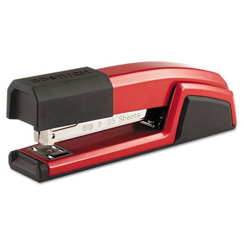 Antimicrobial full strip metal stapler, 25-sheet capacity, red for sale