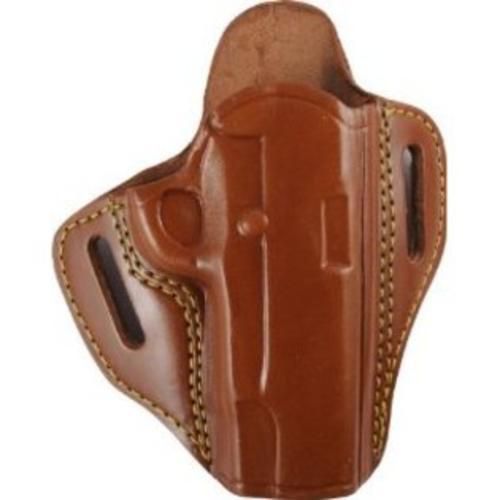Gould &amp; goodrich 800-194 open top two slot rh chestnut finish holster for 1911 for sale