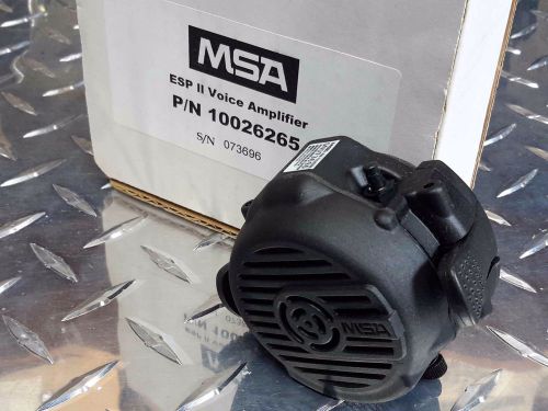 Msa esp ii / esp 2 millennium gas mask / advantage 1000 respirator voice amp new for sale