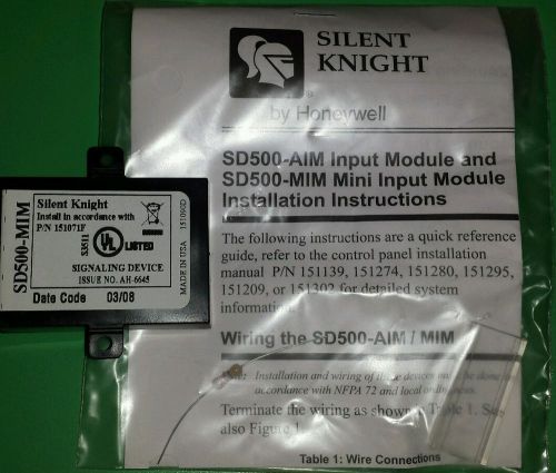 Silent Knight SD500-MIM Relay Module New!