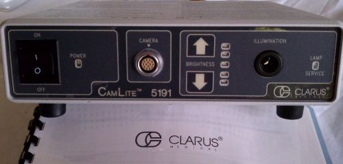 Medtronic/Clarus CamLite 5191-100 Color Video Camera Controller w/ Light Source