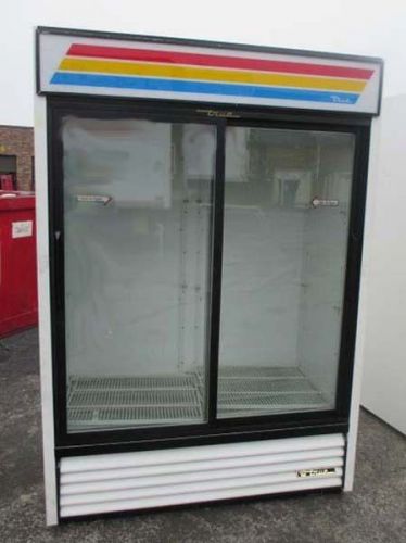 True 2 Slide Glass Door Refrigerator  Model# GDM47