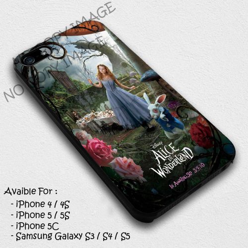 556 Alice in wonderland Design Case Iphone 4/4S, 5/5S, 6/6 plus, 6/6S plus, S4