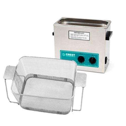 Crest CP230HT Ultrasonic Cleaner-Perforated Basket-Analog Heat &amp; Timer