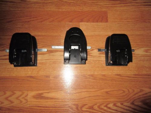 Lot of 3 office depot 2 hole punchers 427-281 825-307* for sale