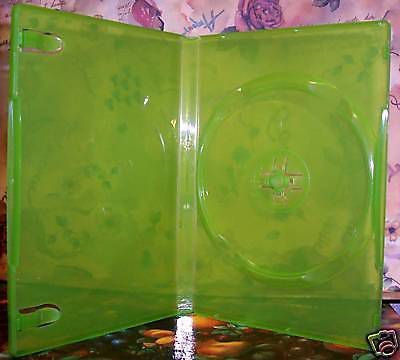 100 14mm XBOX Game DVD Cases,Translucent Green, BL73X