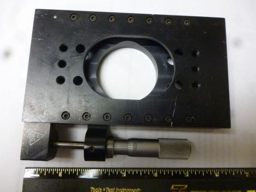 Newport 443 translational optical stage with 1” screw and 2” through hole, l864 for sale