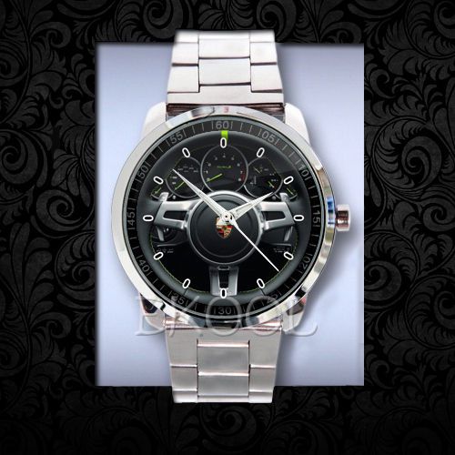 2011 Porsh 911 Macan Turbo Steering wheel Watch New Design On Sport Metal Watch