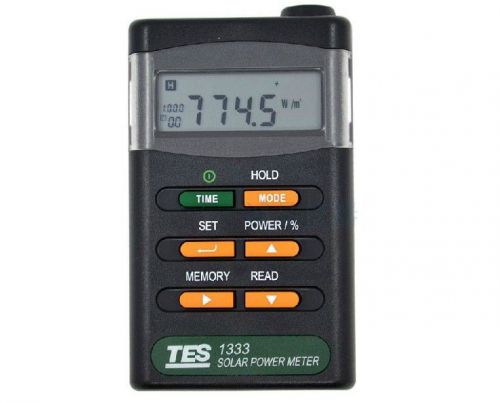 TES-1333 Solar Power Meter Digital Radiation Detector Solar Cell Energy Tester