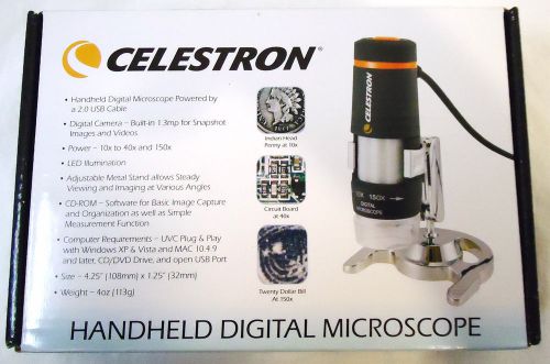 Digital 44302 Deluxe Handheld USB Plug &amp; Play Microscope With Buit-in 2MP Camera