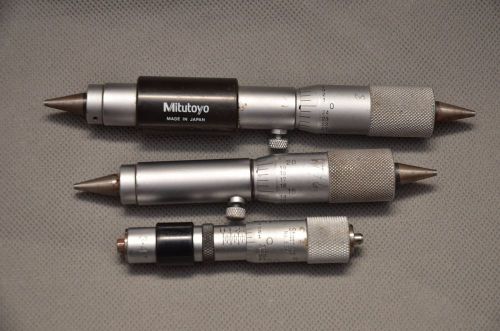 Mitutoyo and Starrett Inside Internal Micrometers Mics 3-4&#034; 5-6&#034; 6-7&#034;