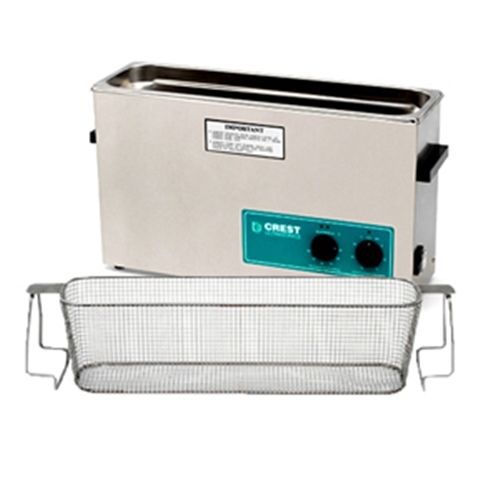 Crest CP1200HT Ultrasonic Cleaner with Mesh Basket-Analog Heat &amp; Timer
