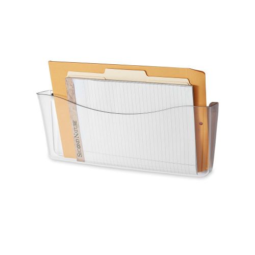 Rubbermaid unbreakable single pocket wall file legal size clear (65980ros) for sale