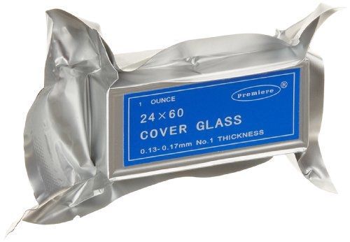 Premiere 94-2460 Cover Glass, 24 x 60mm Size, No. 1 Thickness (10oz.)