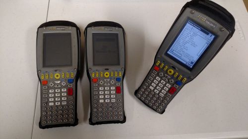 Lot of 3x PSION TEKLOGIX 7535-G1 Mobile Computer Barcode Scanners