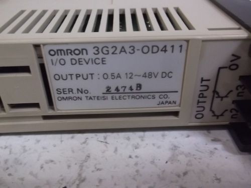 Omron 3g2a3-od411 output module 8 point relay *new out of box* for sale