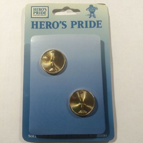 Heroes Pride 4450G Gold Plated 1 Horns (Lieutenant) Collar Insignia